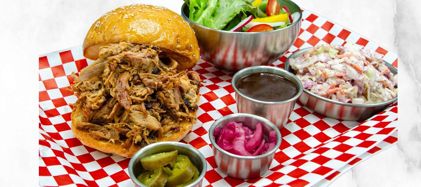 Pulled pork sandwich