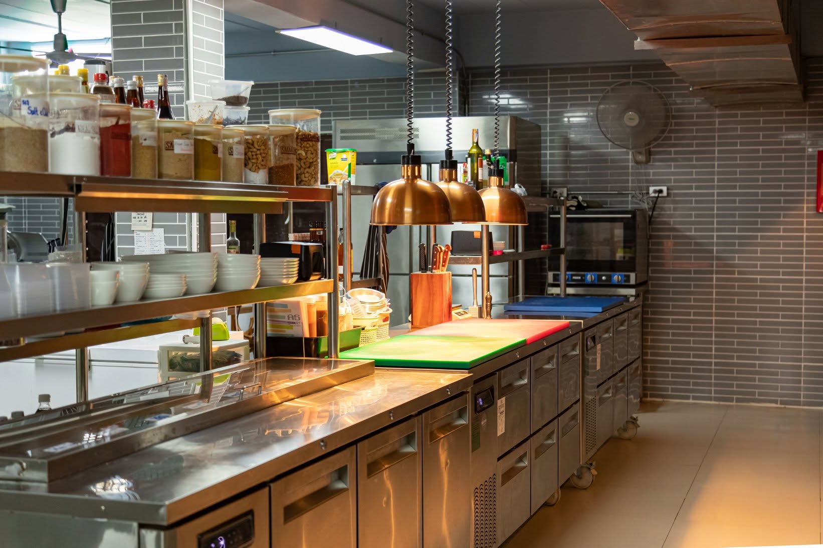 The open kitchen